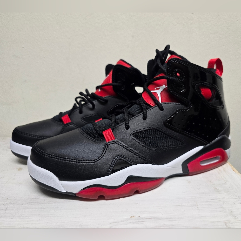 Men's Jordan Flight Club '91 "Bred" Blck/Wht-University Red (DC7329 006) - 8.5